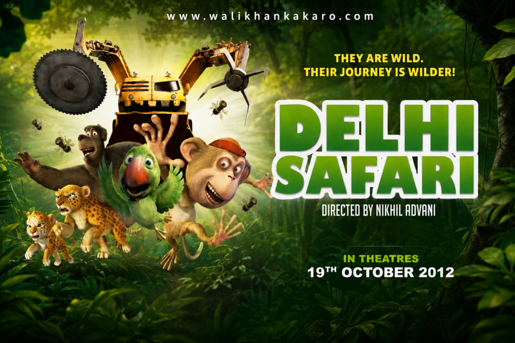 Delhi Safari cartoon
